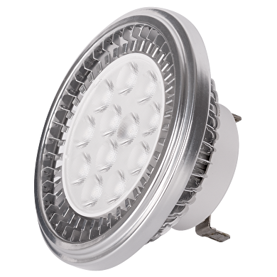 LED spotlys AR111 12W G53 2700K 12V AC/DC varmt lys, SMD2835