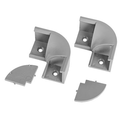 Set of corner connectors for aluminium profile APN204 - 2 pcs.