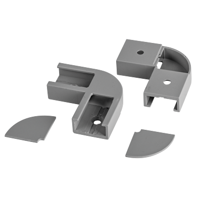 Set of corner connectors for aluminium profile APN207 - 2 pcs.