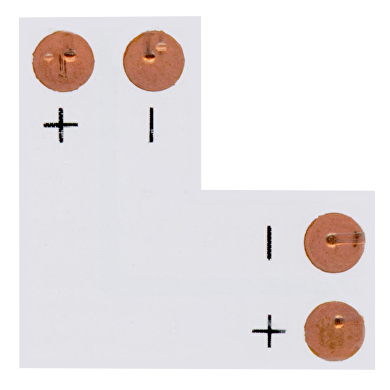 Corner connector for single colour LED strip 8mm 5pcs./pack