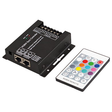 Infrarød Fjernbetjening til RGBW LED Bånd max.288W, 24A, 12-24 V DC