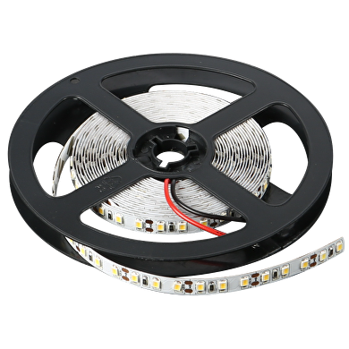 LED flexible strip 4.8W/m, 3000K, 12V DC, SMD2835, 60 LEDs/m, IP20