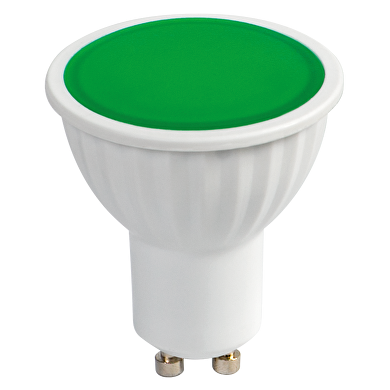 LED spotlight 5W, GU10, 220V-240V AC, green light