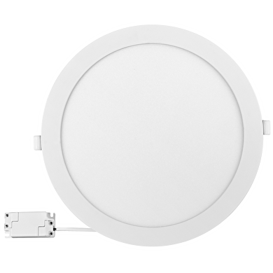 LED Panel, indbygget, rund, 24W, 4000K