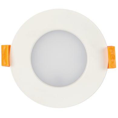 LED downlight for building-in 7W, 3000K, 220-240V AC, IP44, white