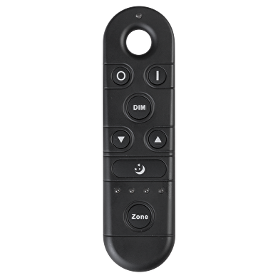 Smart 2.4G RF remote control for LED lighting, 4 zones