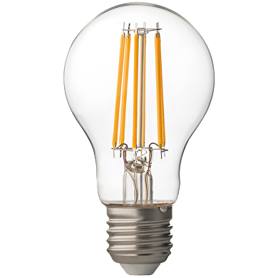 LED filament bulb, dimmable, 8W, E27, 4200K, 220-240V AC