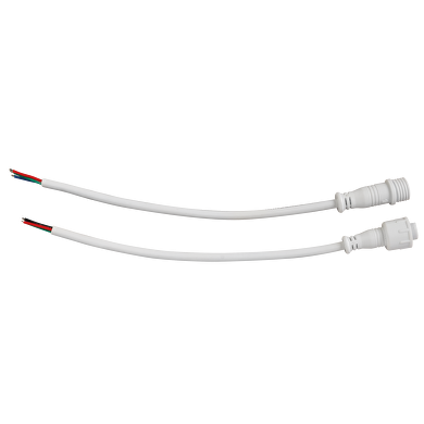 Set of RGB flexible power connectors with lock (female and male), IP67