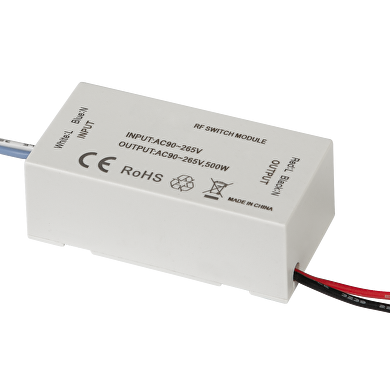 Smart 2.4G RF ON/OFF switch for LED lighting 500W, 220-240V AC