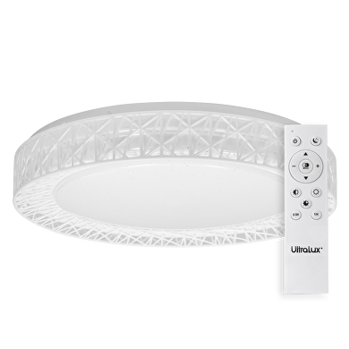 LED ceiling lamp with decorative ring, dimmable, CCT 60W, 3000-6500K, 220-240V AC, IP20