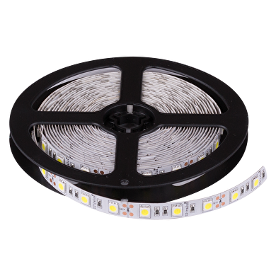 LED flexible strip 14.4W/m, 4200K, 12V DC, SMD5050, 60 LEDs/m, IP20