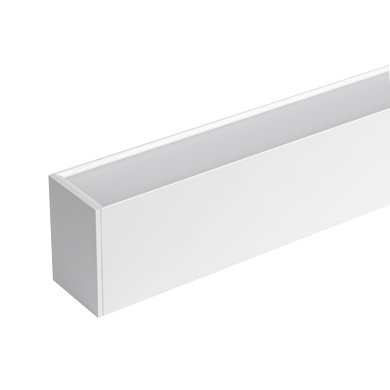 LED linear lighting fixture, white, 1.2m, 40W, 4200K, 220-240VAC, IP20