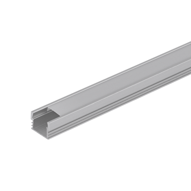 Aluminium profile for LED flexible strip, deep surface, 2m