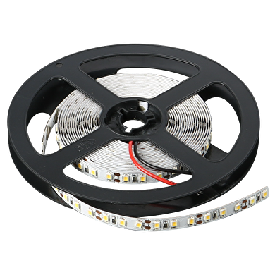 LED flexible strip 9.6W/m, 3000K, 12V DC, SMD2835, 120 LEDs/m, IP20