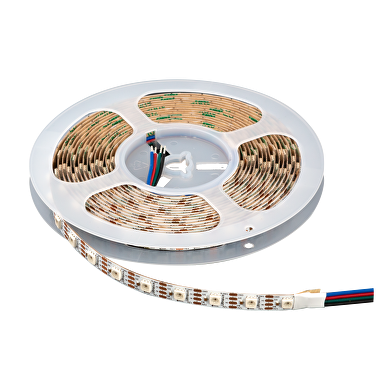 Digital RGB LED flexible strip, 25.8W/m (0,43W/pixel), IC WS2815B, 12V DC, 60 pixels/m (60 LED/m), IP20, 5m