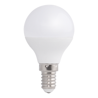 LED krone pære 5W, E14, 3000K, 220-240V AC