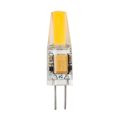 LED lamp 1.5W, G4, 3000K, 12 V DC, COB, 1pc./blister