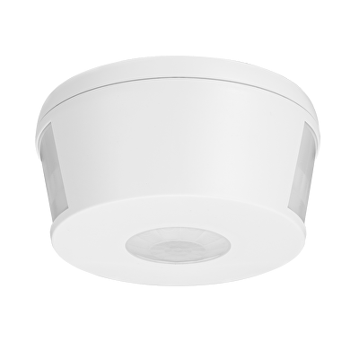Wide range PIR sensor for surface mounting, 3xPIR, 2000W/1000W, 2X15m, IP20