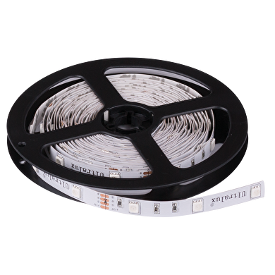 LED flexible strip 7.2W/m, RGB, 12V DC, SMD5050, 30LEDs/m, IP20