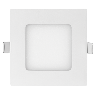 LED-panel, indbygget, firkantet 6W, 4200K, 220V, neutral lys, SMD2835