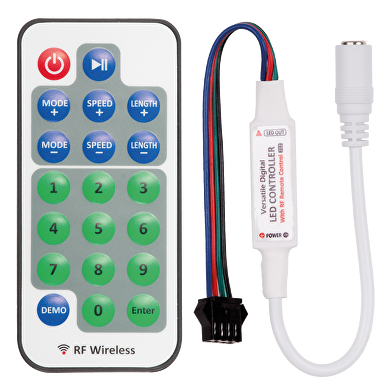 RF MINI controller for digital LED strips