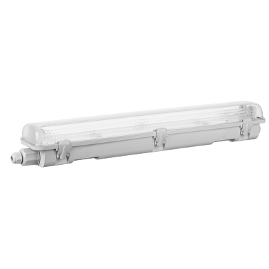 Waterproof lighting fixture for LED tubes 2xT8 0,60 m