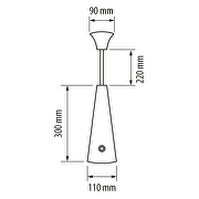 LED dimmable desk lamp 7W, 4000K, white