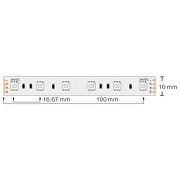 Professional LED flexible strip 14.4W/m, RGB, 24V DC, 60LEDs/m, IP20