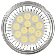 LED spotlys AR111 12W G53 2700K 12V AC/DC varmt lys, SMD2835