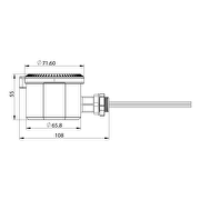 Udendørs dæmpbar sensor(mikrobølger),1-10V DC, 360°, IP65, 10M