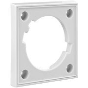 Mini Led spot til ind/påbygning, firekantet 1.5W, 4000K, 12V DC, neutral, hvid, ramme 73