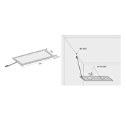 LED Panel, 6W, 4000K, 12V DC