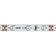 LED flexible strip 4.8W/m red, 12V DC, SMD2835, 60 LEDs/m, IP20