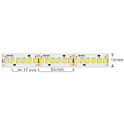 Proff. LED Bånd 19.2W/m, 4200K, 24V DC, 240 LED/m, SMD2835, IP20