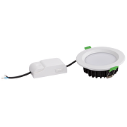 Led downlight til indbygning, 10W, 3000-4200-6000K, 220V, IP44, dæmpbar