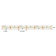 Proff. LED Bånd/Strips, 22 W/m, 4200K, 24V DC, 420 Led/m, IP20