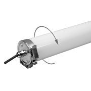 LED tubular industrial lamp 50W, 4000K, 220V-240V AC, IP69K, IK10