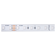 Professionel LED-strips / bånd SMD4040, 16W/m, RGB, 48V DC, 84LED/m, 10m, IP67