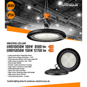 LED high bay 150W, 5000K, 220-240V AC, IP54