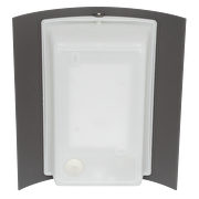 Outdoor wall lighting fixture, Е27, IP44, graphite