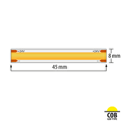 Professional LED strip 11W/m, 4000K, 24V DC, 352 LEDs/m, COB, IP20