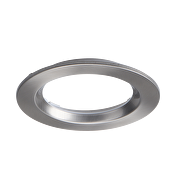 Decorative frame for LED downlights LLV10D2 and LLV10DA, satin-nickel