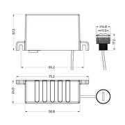 Mini skumringsrelæ