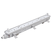 Waterproof lighting fixture for LED tubes 1xT8 0,60 m